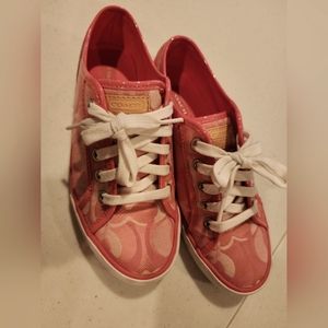 Coach sneakers. Pink. Size 6